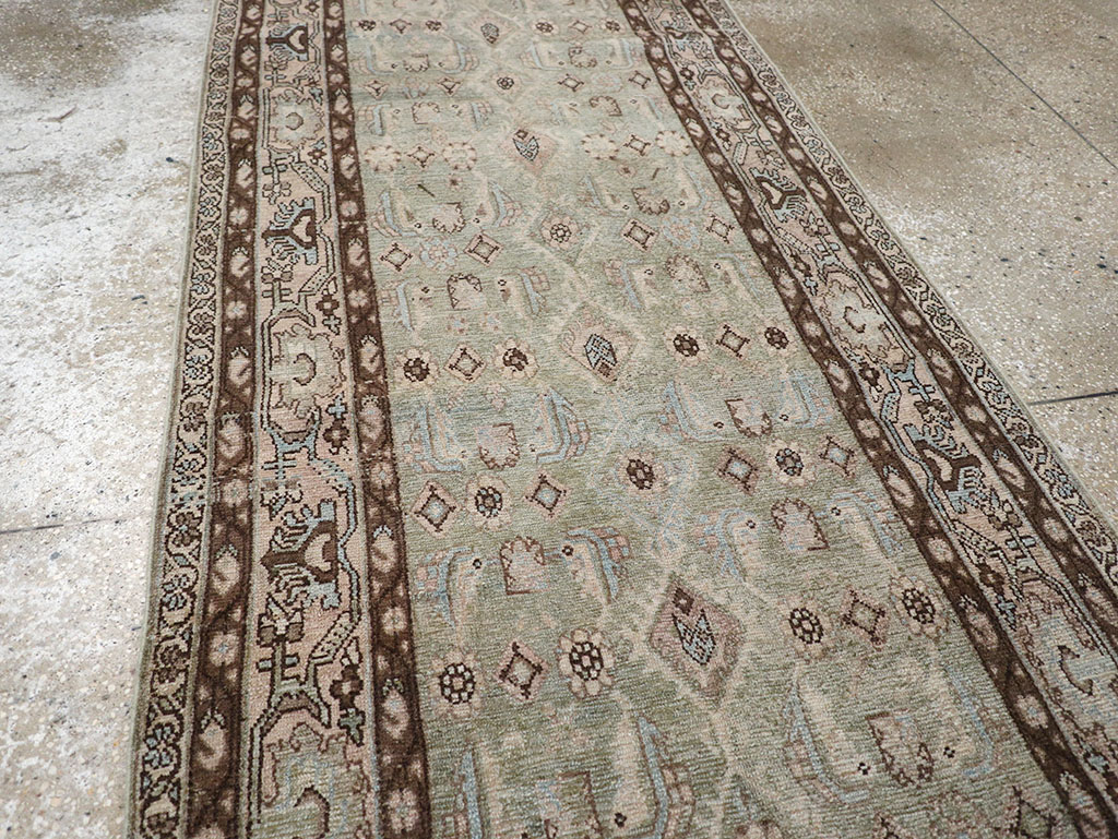 Vintage Persian Malayer Runner, No.32742 - Staging