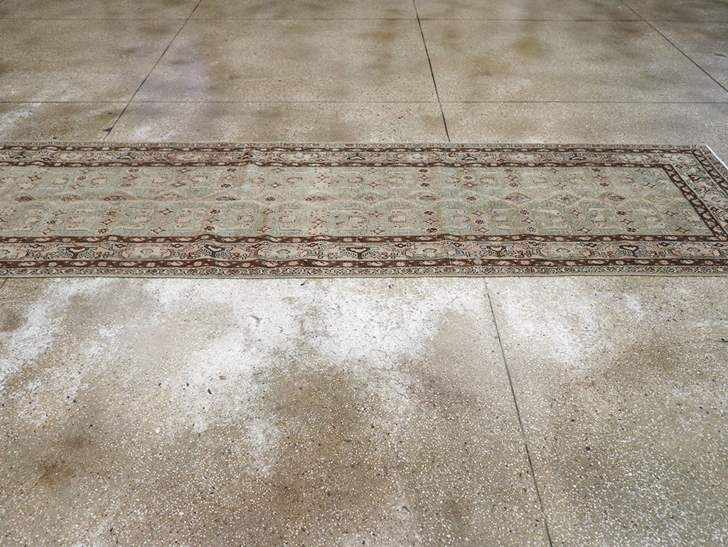 Vintage Persian Malayer Runner, No.32742 - Staging