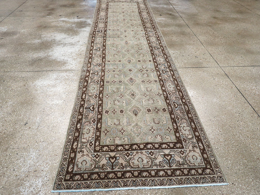 Vintage Persian Malayer Runner, No.32742 - Staging