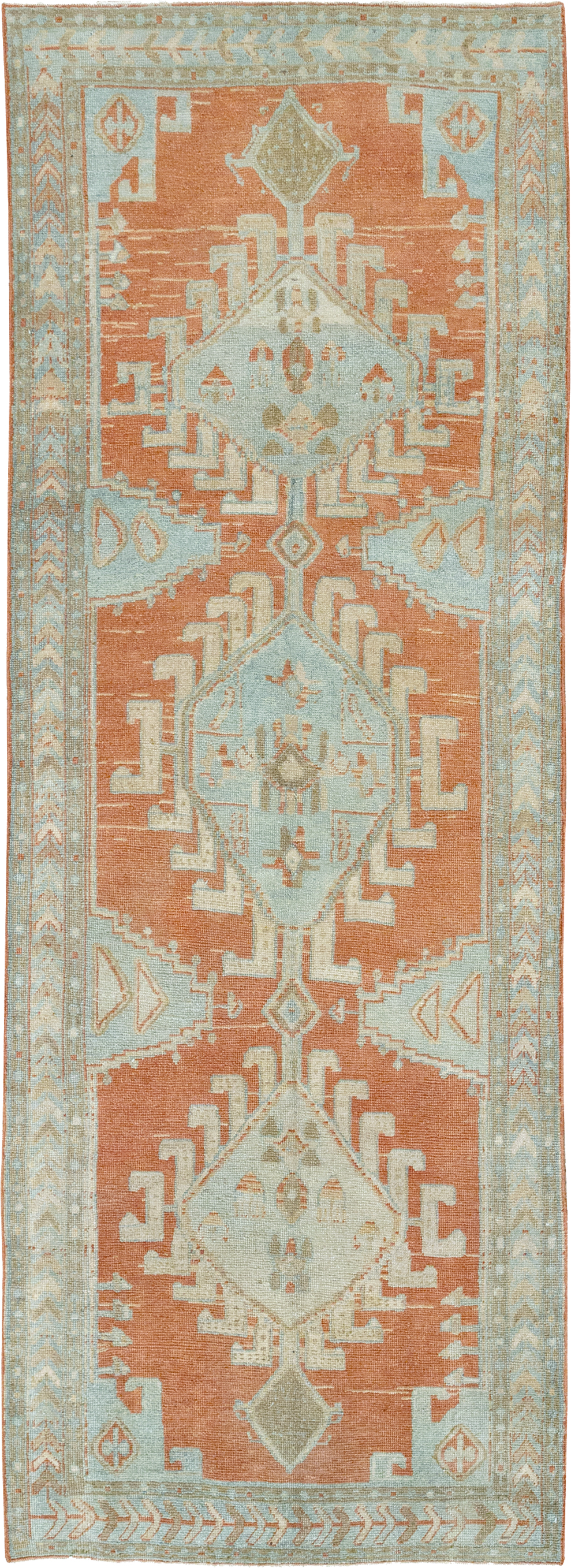 Vintage Persian Veece Accent Rug, No.32744 - Staging