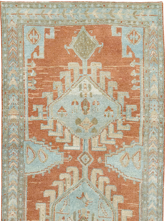 Vintage Persian Veece Accent Rug, No.32744 - Staging