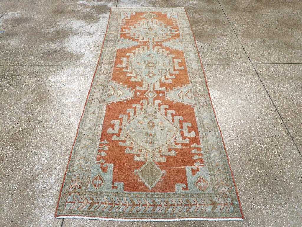 Vintage Persian Veece Accent Rug, No.32744 - Staging