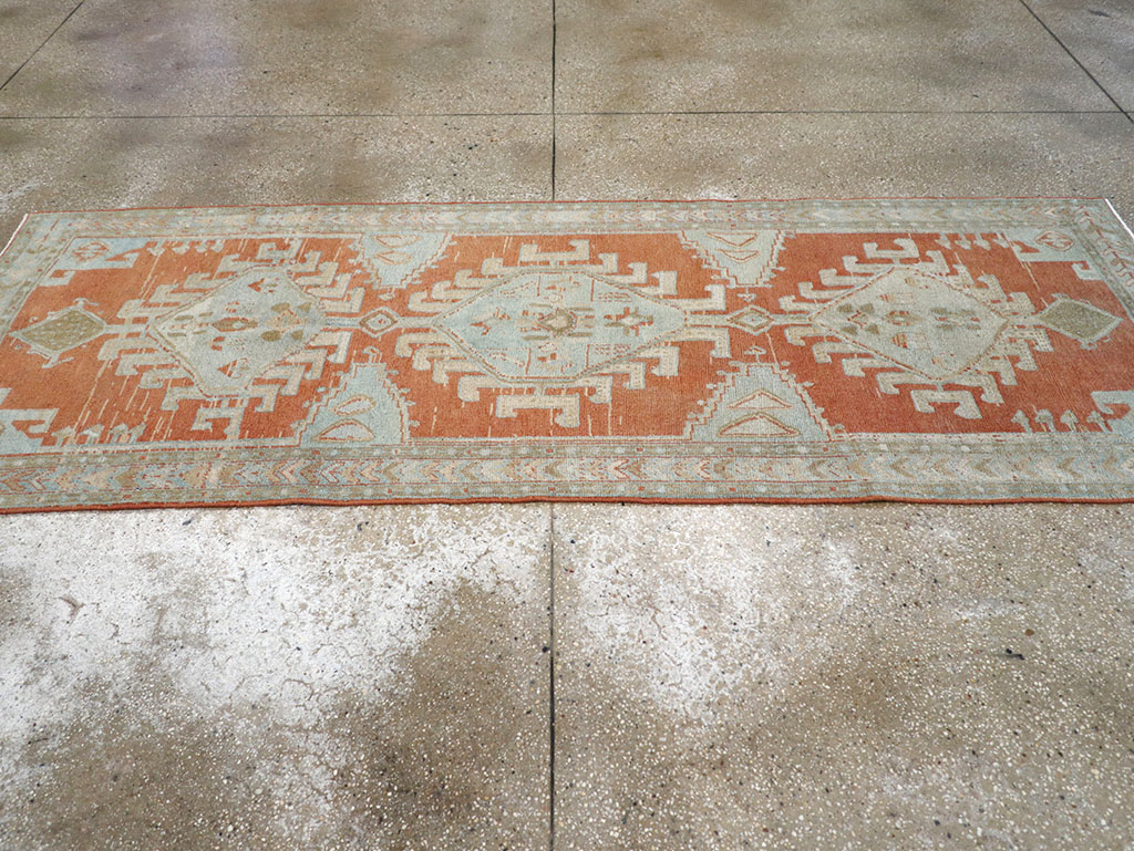 Vintage Persian Veece Accent Rug, No.32744 - Staging