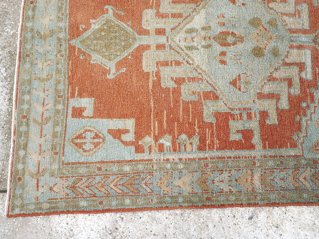 Vintage Persian Veece Accent Rug, No.32744 - Staging