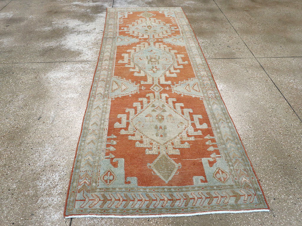 Vintage Persian Veece Accent Rug, No.32744 - Staging