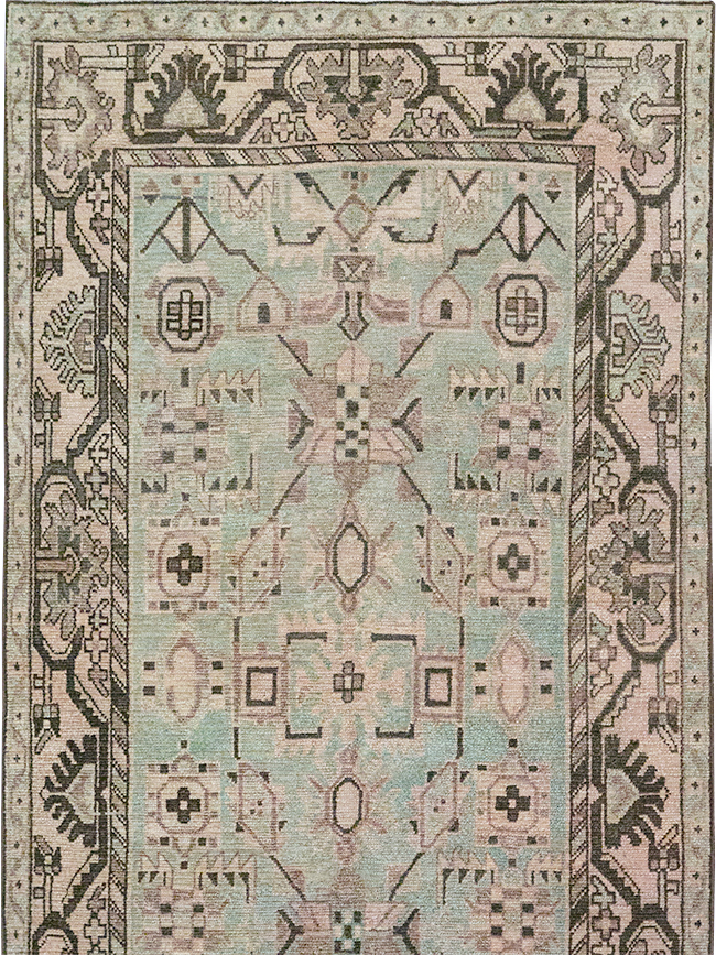 Vintage Persian Malayer Runner, No.32745 - Staging