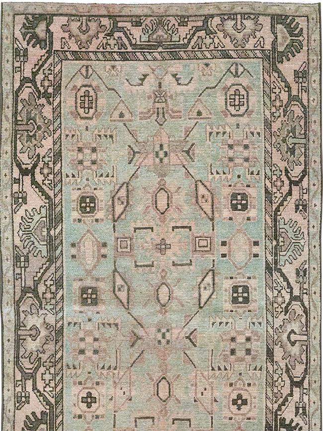 Vintage Persian Malayer Runner, No.32745 - Staging