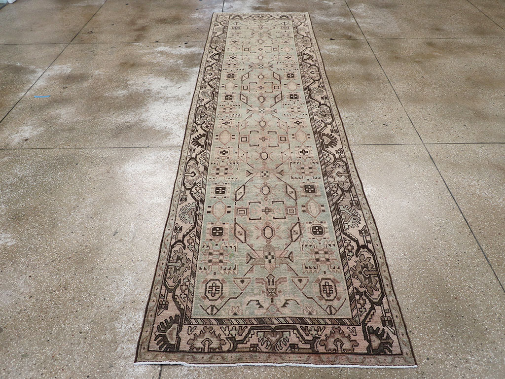 Vintage Persian Malayer Runner, No.32745 - Staging