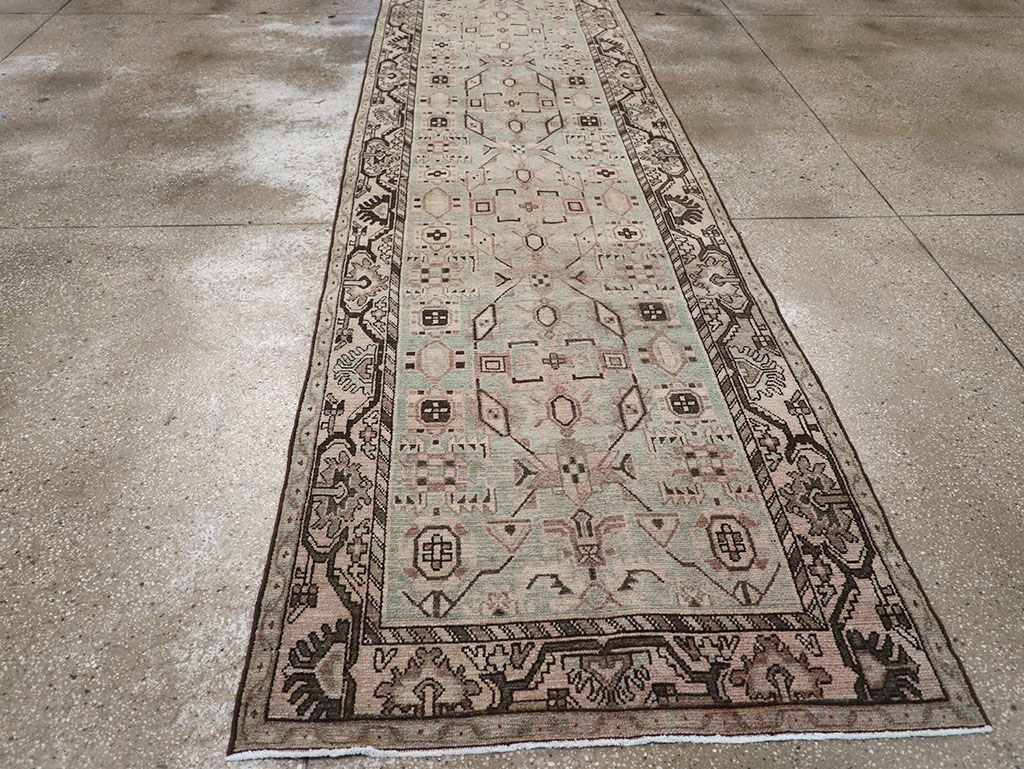 Vintage Persian Malayer Runner, No.32745 - Staging