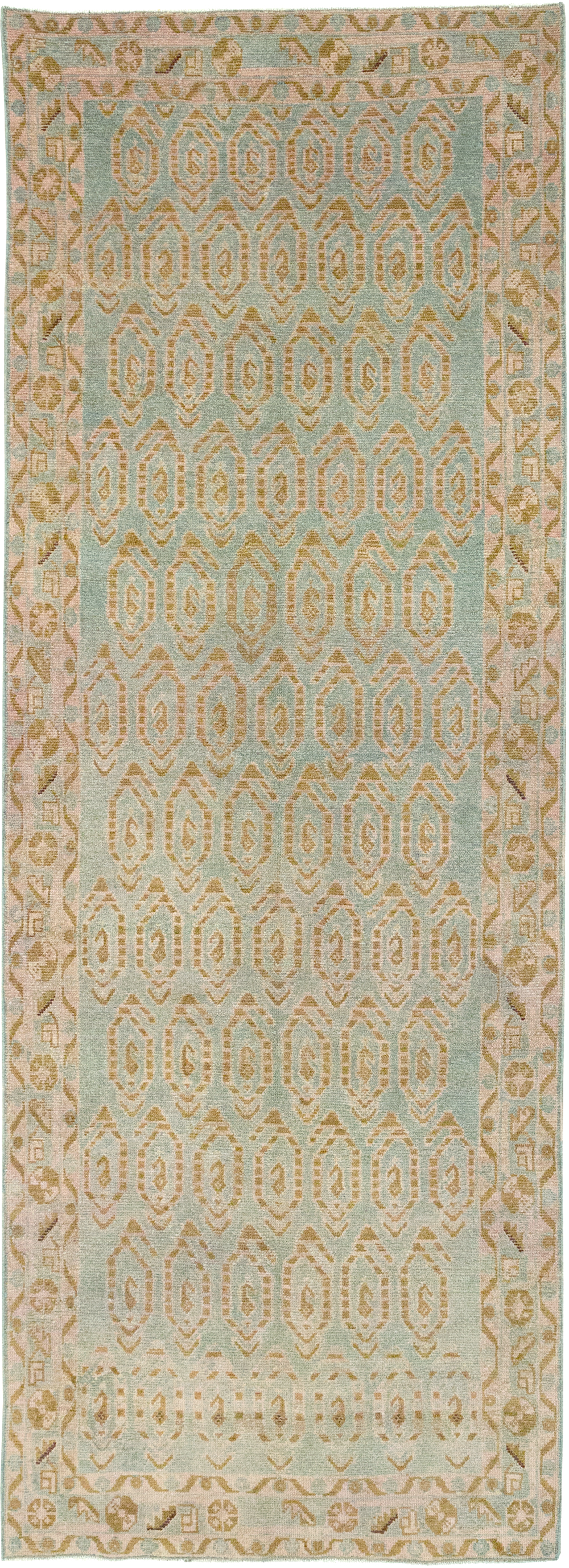 Vintage Persian Malayer Runner, No.32746 - Staging