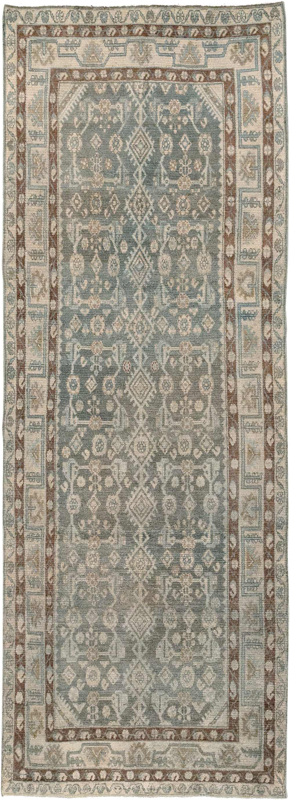 Vintage Persian Malayer Runner, No.32747 - Staging