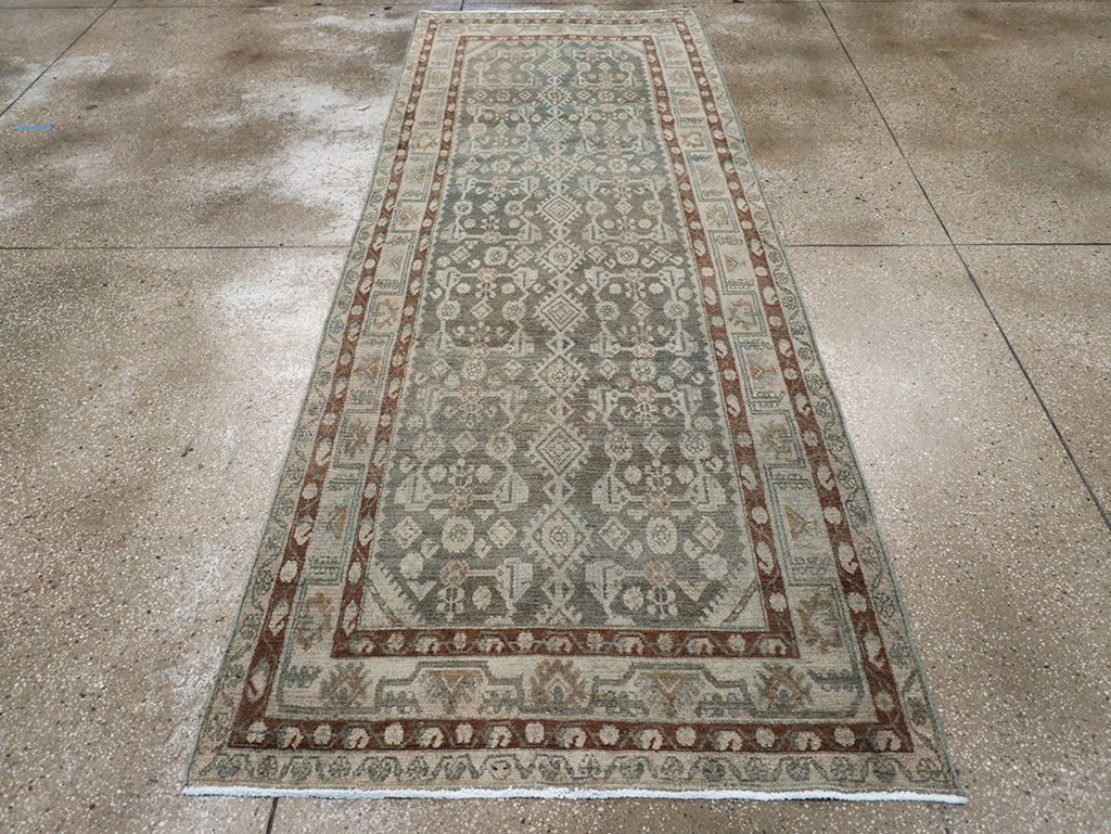 Vintage Persian Malayer Runner, No.32747 - Staging