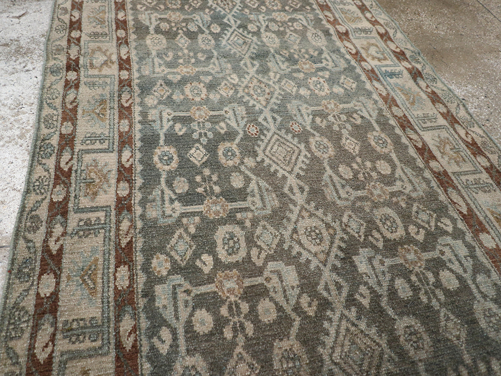 Vintage Persian Malayer Runner, No.32747 - Staging