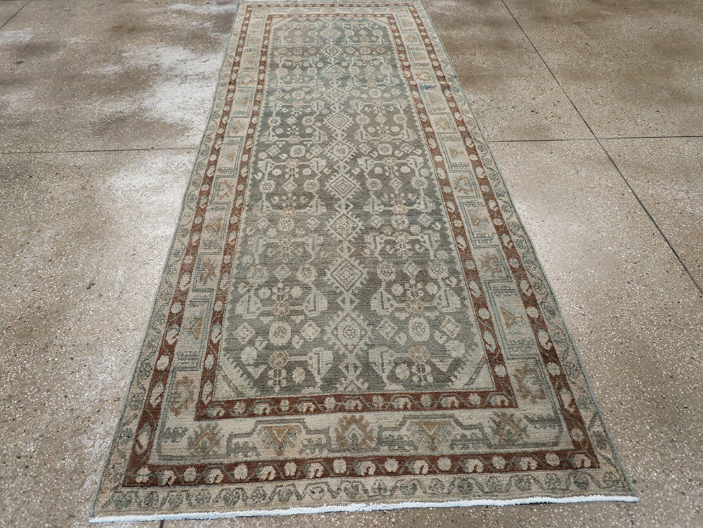 Vintage Persian Malayer Runner, No.32747 - Staging