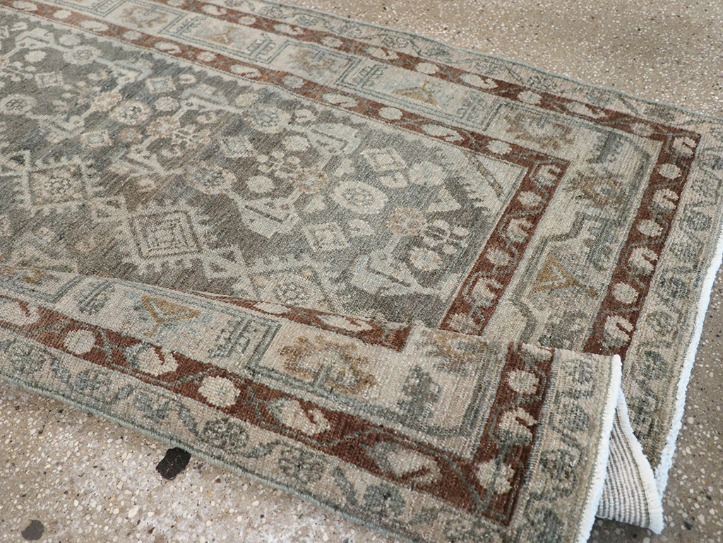 Vintage Persian Malayer Runner, No.32747 - Staging