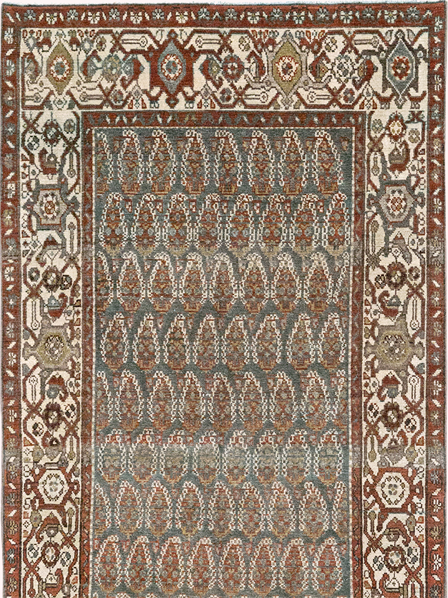 Vintage Persian Malayer Runner, No.32750 - Staging