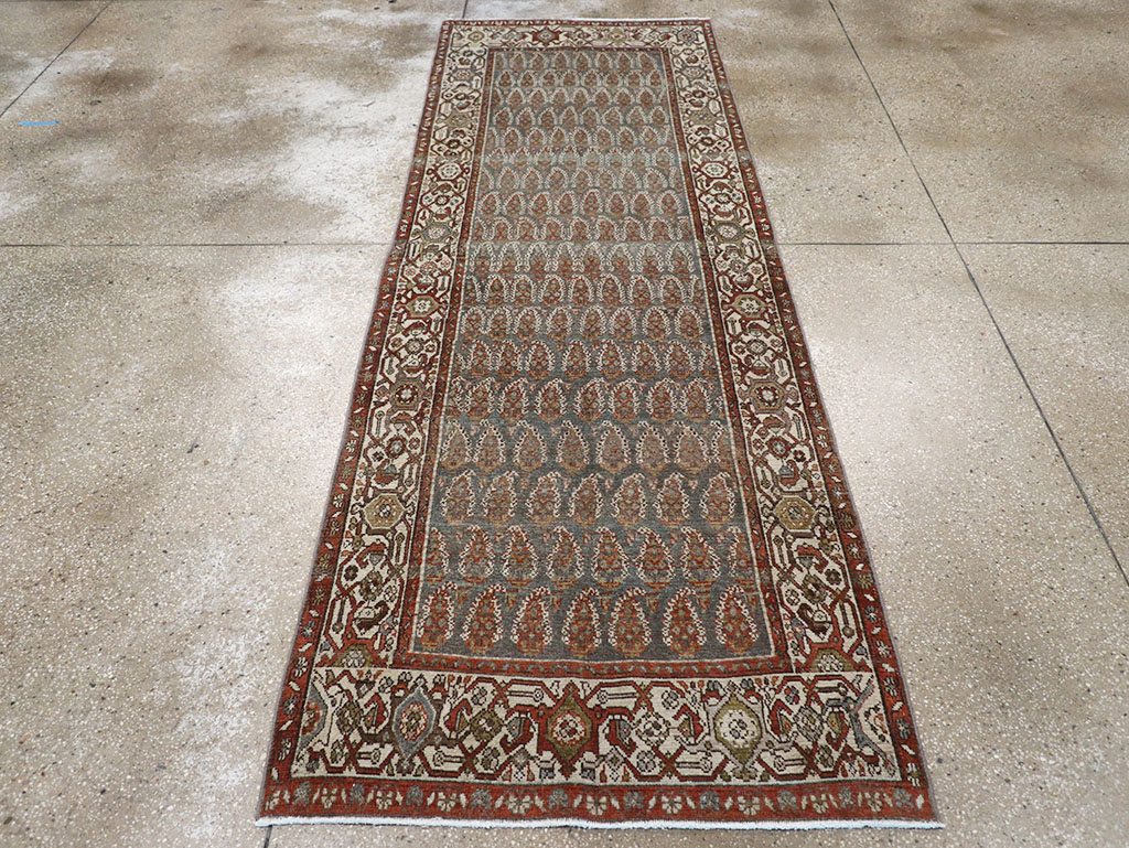 Vintage Persian Malayer Runner, No.32750 - Staging