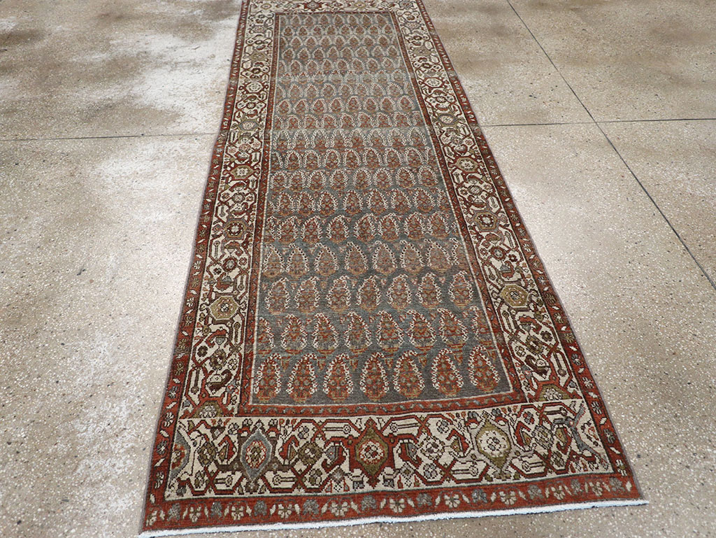 Vintage Persian Malayer Runner, No.32750 - Staging