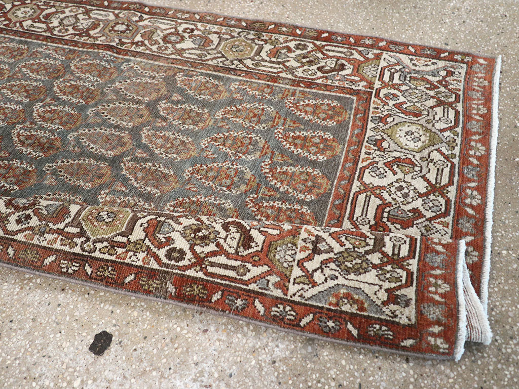 Vintage Persian Malayer Runner, No.32750 - Staging