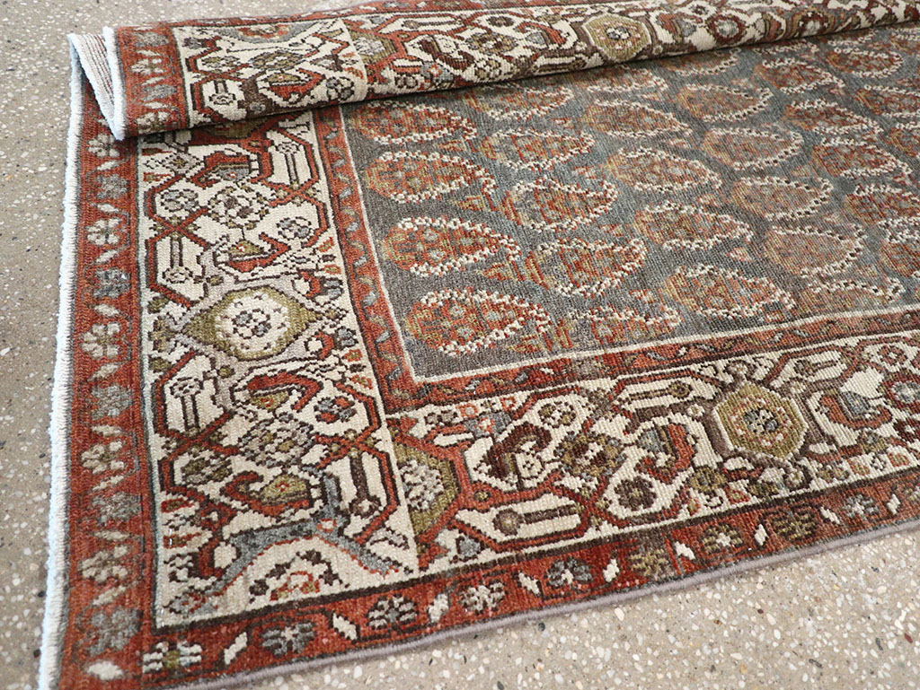 Vintage Persian Malayer Runner, No.32750 - Staging