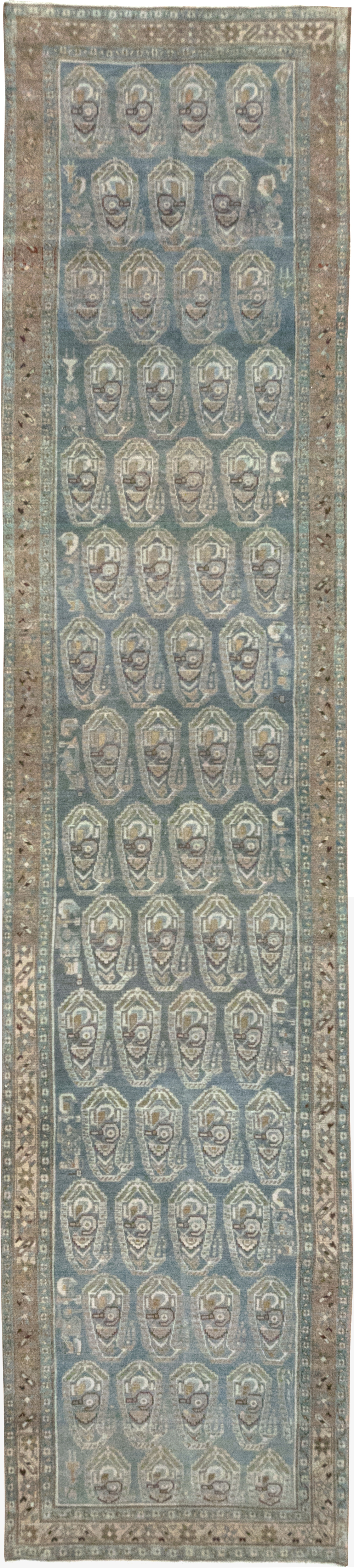 Vintage Persian Malayer Long Runner, No.32751 - Staging
