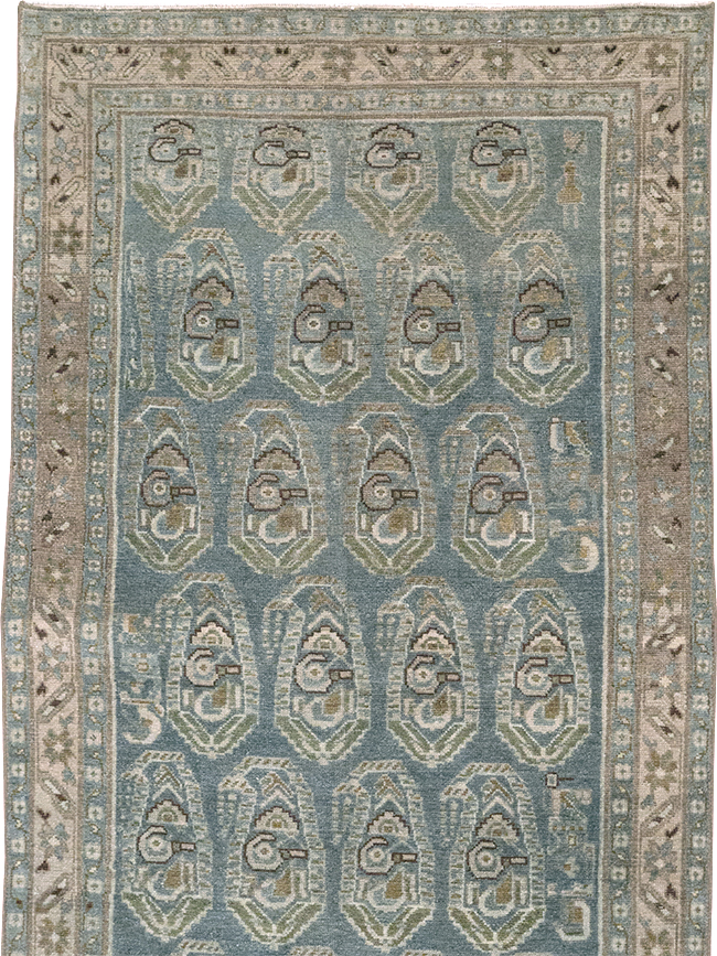 Vintage Persian Malayer Long Runner, No.32751 - Staging