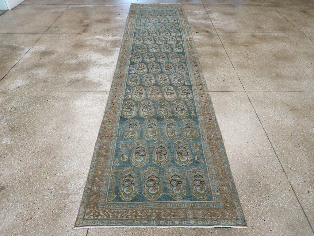 Vintage Persian Malayer Long Runner, No.32751 - Staging