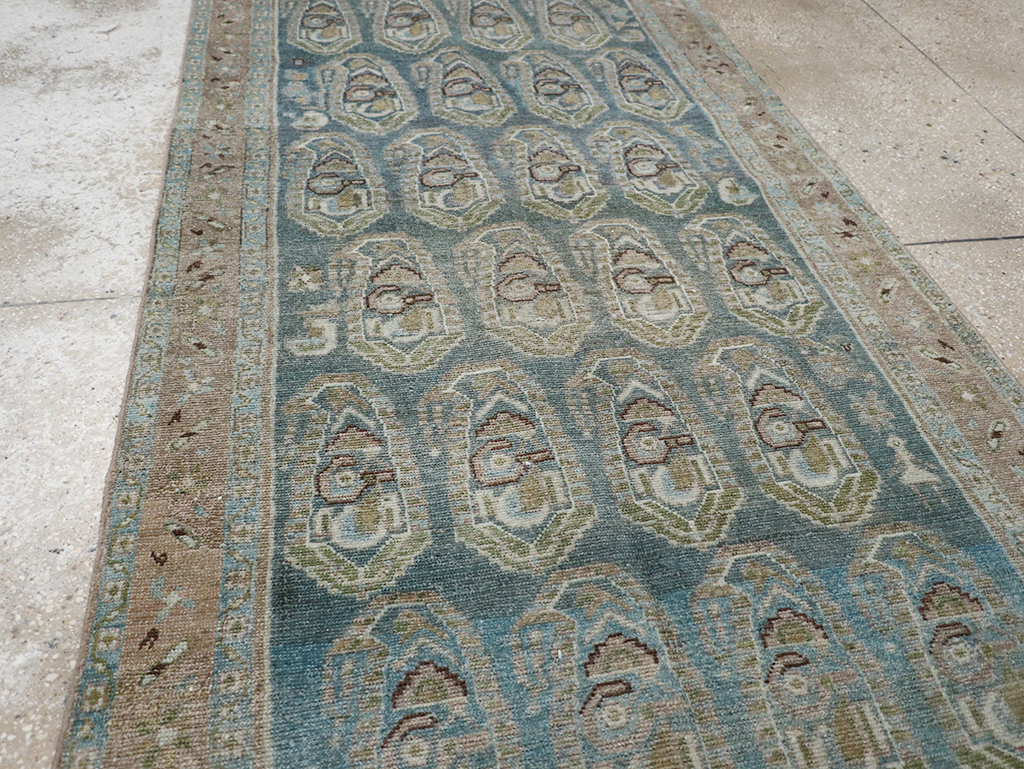 Vintage Persian Malayer Long Runner, No.32751 - Staging