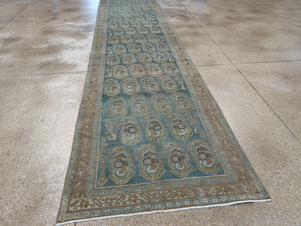 Vintage Persian Malayer Long Runner, No.32751 - Staging