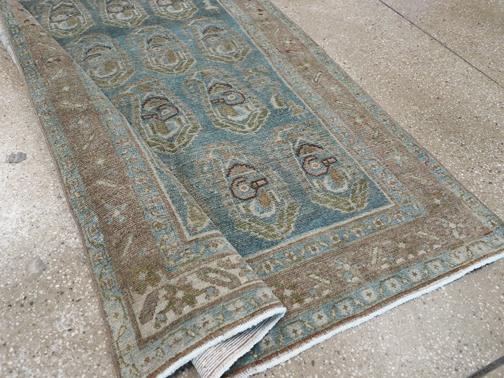 Vintage Persian Malayer Long Runner, No.32751 - Staging