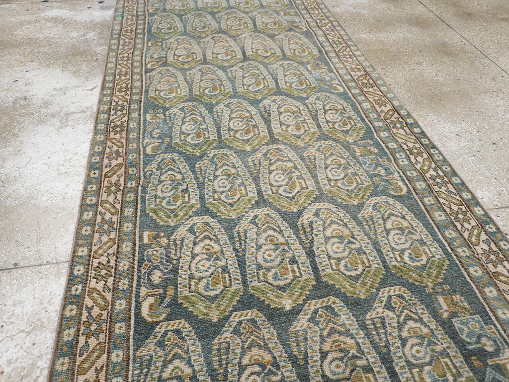 Vintage Persian Malayer Long Runner, No.32752 - Staging