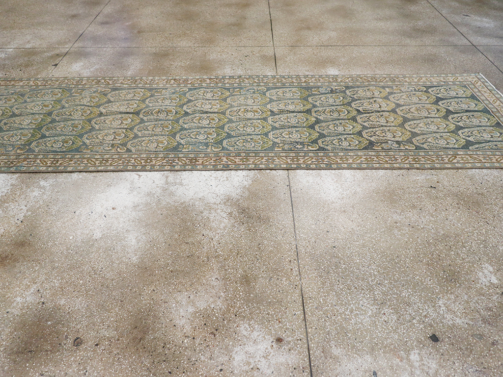 Vintage Persian Malayer Long Runner, No.32752 - Staging