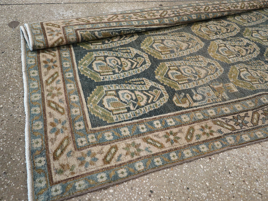 Vintage Persian Malayer Long Runner, No.32752 - Staging