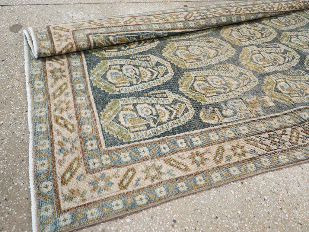 Vintage Persian Malayer Long Runner, No.32752 - Staging