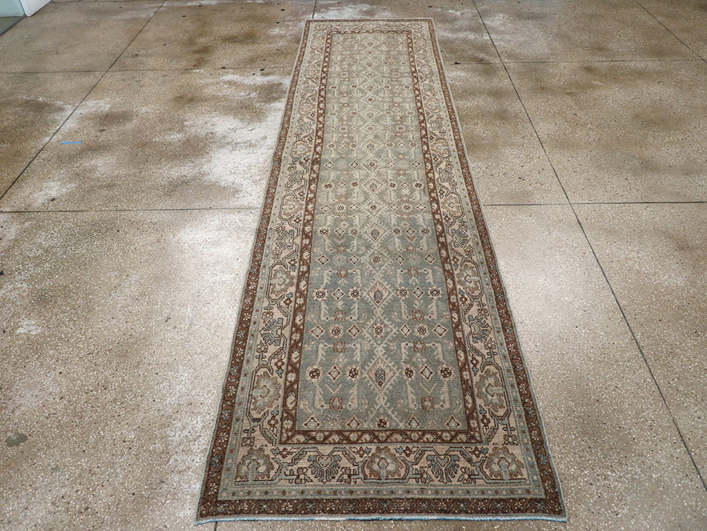 Vintage Persian Malayer Runner, No.32753 - Staging