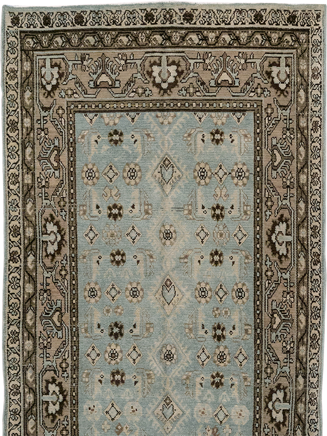 Vintage Persian Malayer Runner, No.32755 - Staging