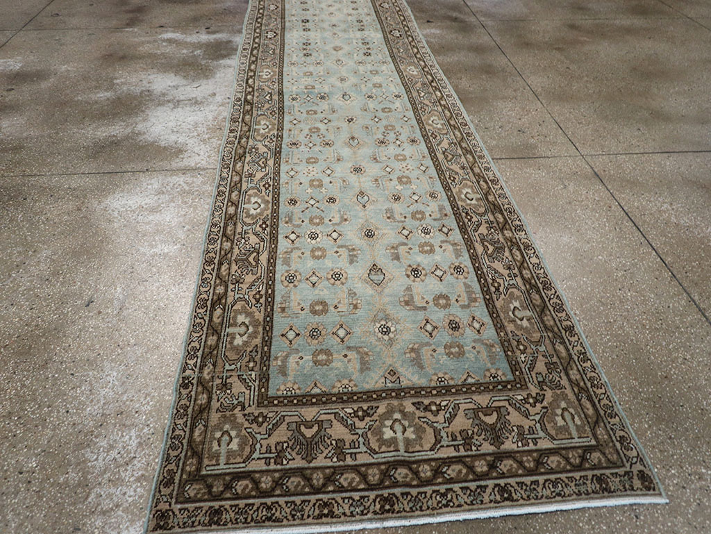 Vintage Persian Malayer Runner, No.32755 - Staging