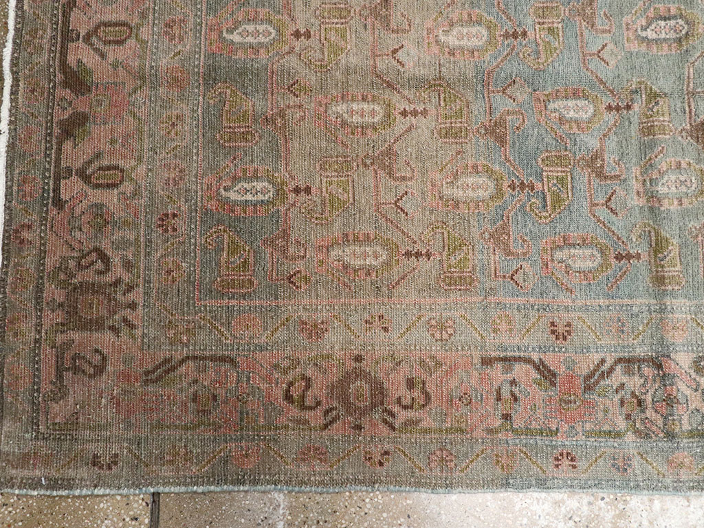 Vintage Persian Malayer Long Runner (Pair: 1 of 2), No.32756 - Staging