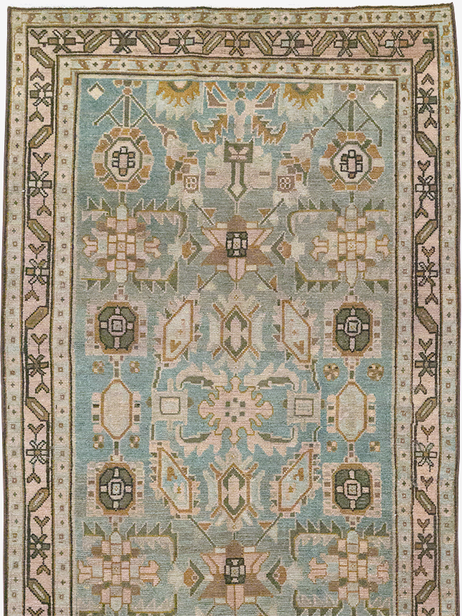 Vintage Persian Malayer Long Runner, No.32757 - Staging