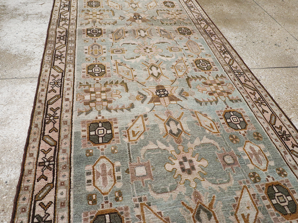 Vintage Persian Malayer Long Runner, No.32757 - Staging