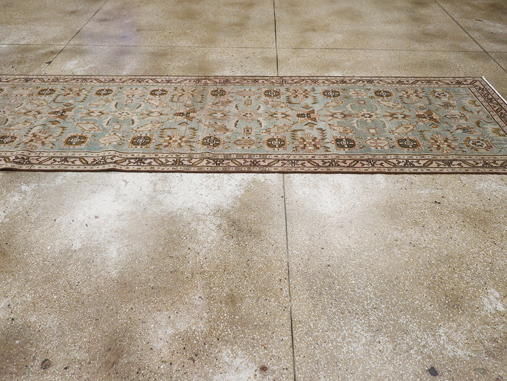 Vintage Persian Malayer Long Runner, No.32757 - Staging