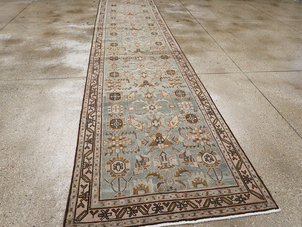 Vintage Persian Malayer Long Runner, No.32757 - Staging