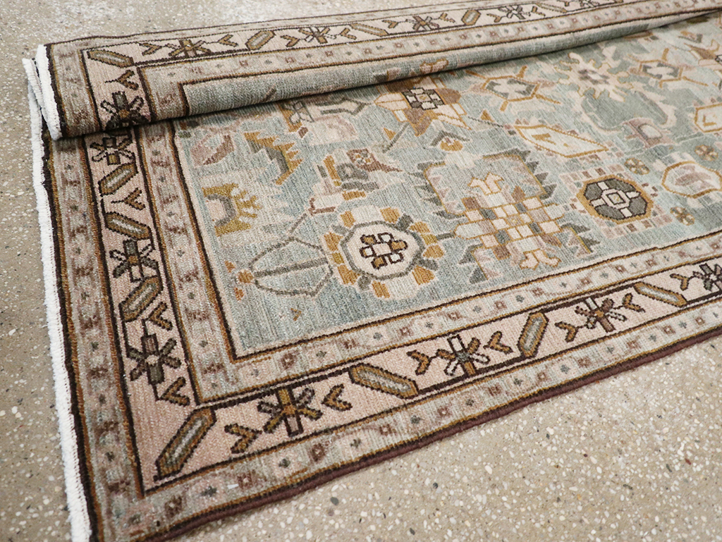Vintage Persian Malayer Long Runner, No.32757 - Staging