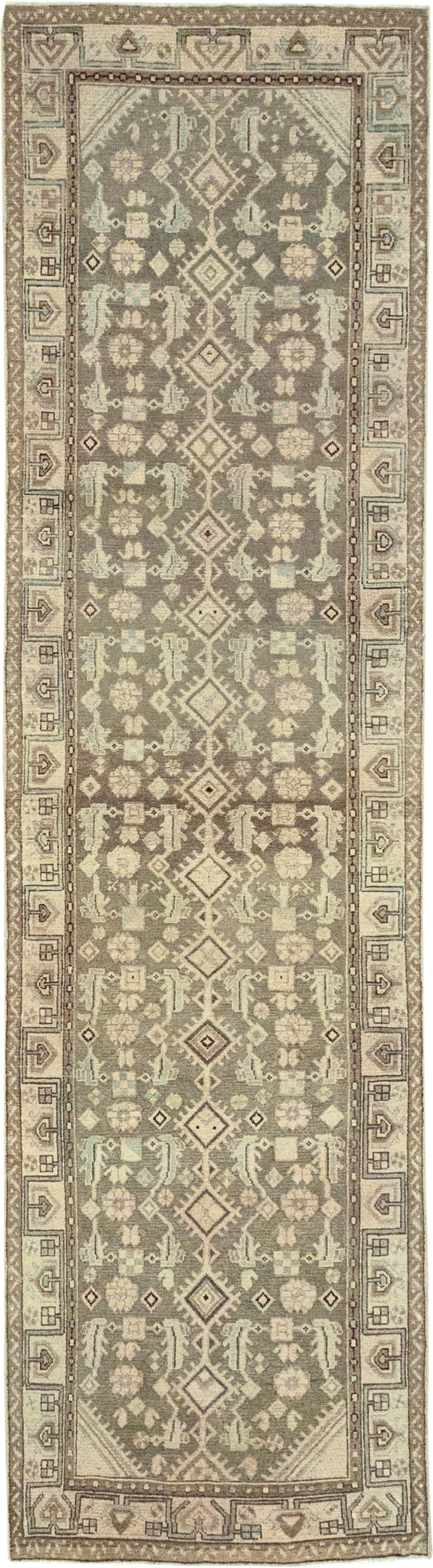 Vintage Persian Malayer Runner, No.32758 - Staging