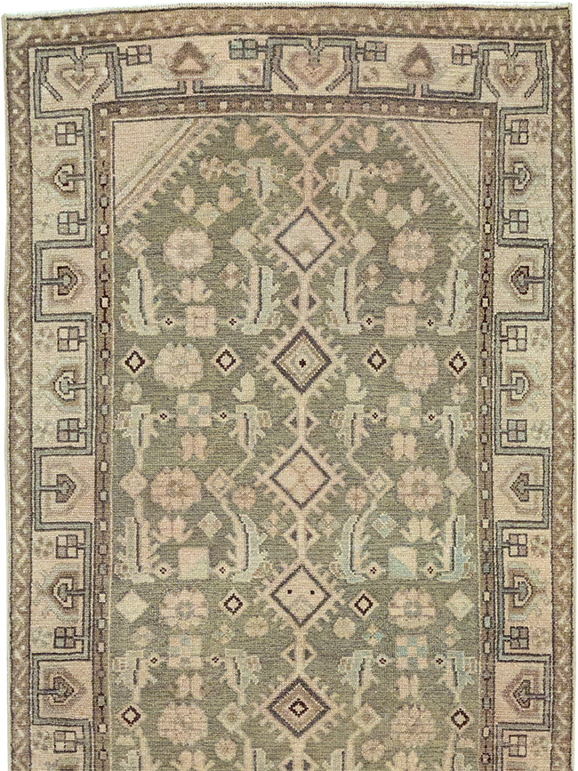 Vintage Persian Malayer Runner, No.32758 - Staging