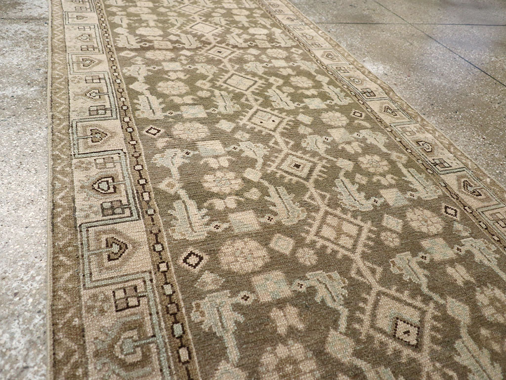 Vintage Persian Malayer Runner, No.32758 - Staging