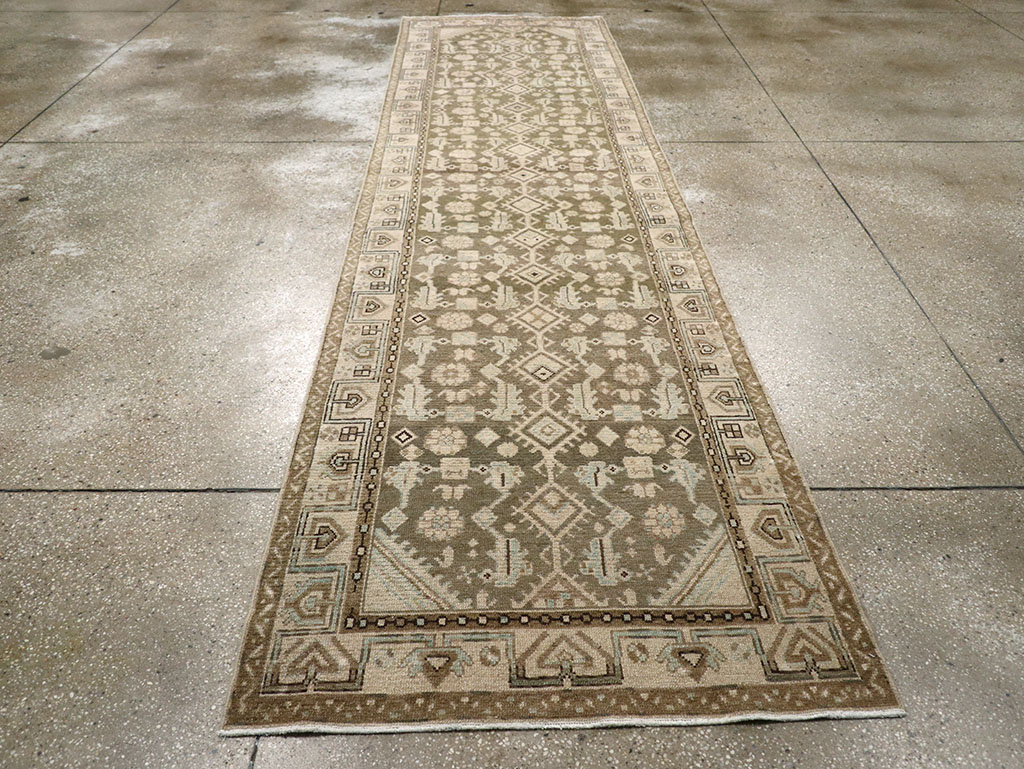 Vintage Persian Malayer Runner, No.32758 - Staging