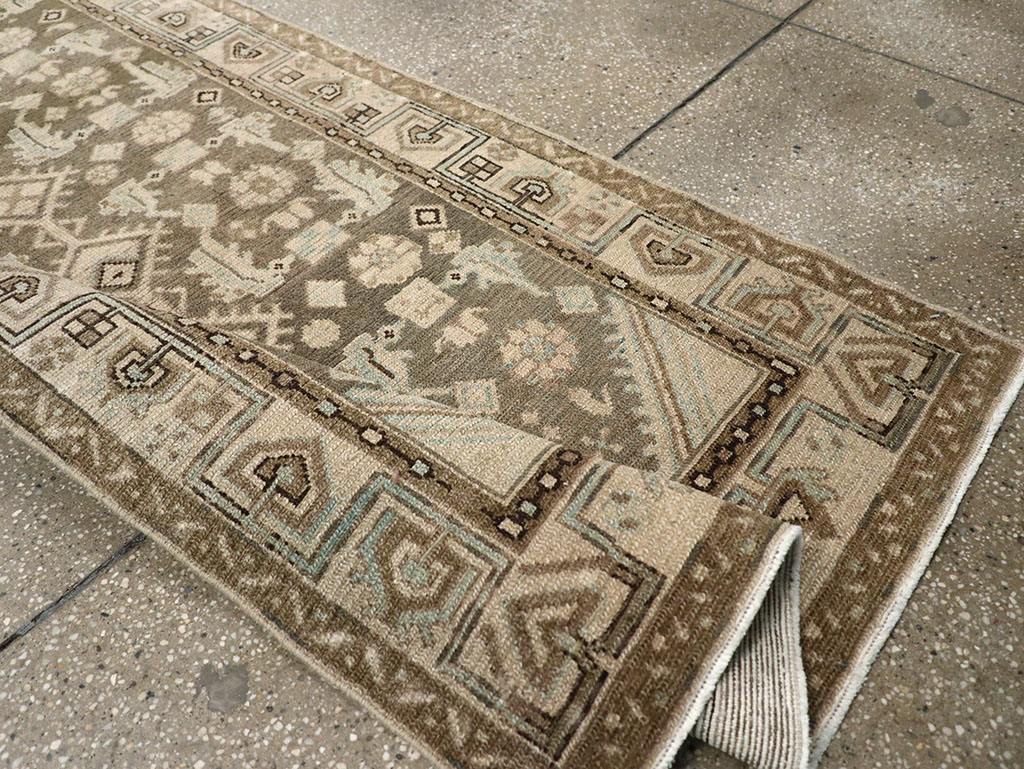 Vintage Persian Malayer Runner, No.32758 - Staging