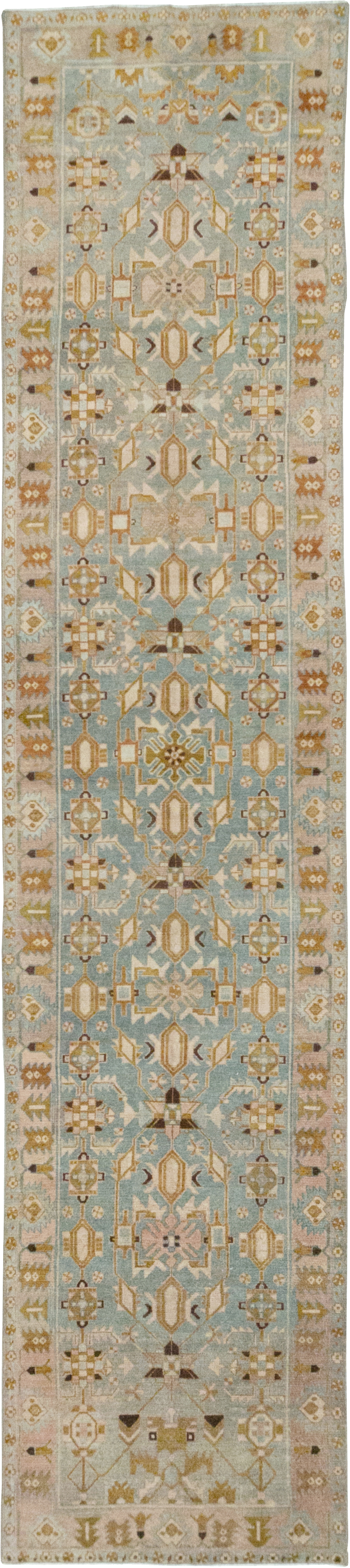 Vintage Persian Malayer Long Runner, No.32759 - Staging