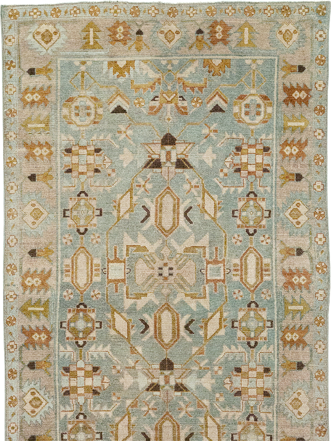 Vintage Persian Malayer Long Runner, No.32759 - Staging